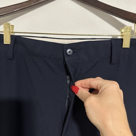 FOOTJOY Navy Blue 5 Pocket Performance Golf Pants Athletic Fit Mens Size 36x32 - Picture 3 of 9